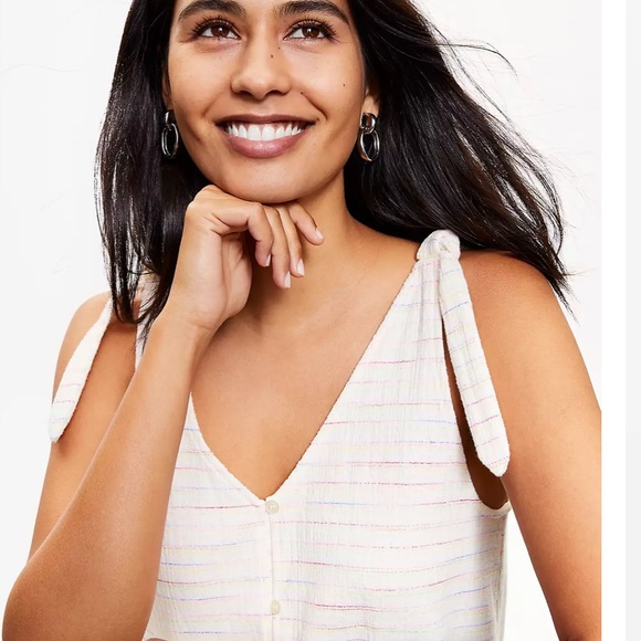 Bow Strap Button Flounce Dress - Picture 2 of 4